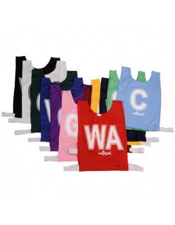 Nyda Mock Mesh Netball Bib Set Nyda Mock Mesh Netball Bib Set