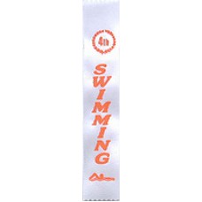 Fourth Place Swimming Ribbon (Pack 100)