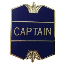 Blue School Captain Badge