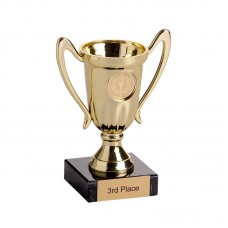 Gold Cup with Heavy Base Trophy 15cm