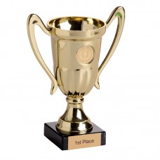 Gold Cup with Heavy Base Trophy 19.5cm