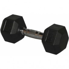 Dumbbell Rubber Hex 4kg (each) 