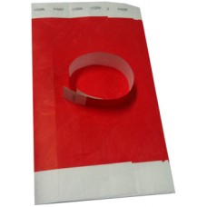 Red Disposable Wrist Bands Pack (100)